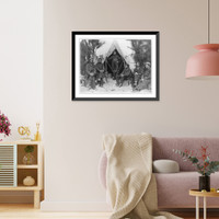 Historic Framed Print, Hilton Head, S.C. ca. Feb. 28, 1862. 3rd New Hampshire Infantry: Group of Company A,  17-7/8" x 21-7/8"