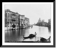 Historic Framed Print, Canal Grande dall'Accademia,  17-7/8" x 21-7/8"