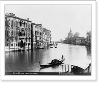 Historic Framed Print, Canal Grande dall'Accademia,  17-7/8" x 21-7/8"