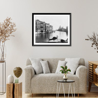 Historic Framed Print, Canal Grande dall'Accademia,  17-7/8" x 21-7/8"