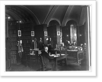 Historic Framed Print, D.C. Washington. Capitol. Interior. Law Library Reading Room - 2,  17-7/8" x 21-7/8"