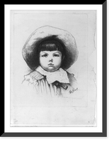 Historic Framed Print, [Head of a little boy],  17-7/8" x 21-7/8"