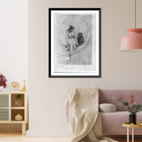 Historic Framed Print, The witch's daughter,  17-7/8" x 21-7/8"