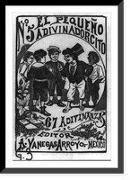 Historic Framed Print, [El peque&ntilde;o adivinadorcito, no. 5],  17-7/8" x 21-7/8"