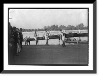 Historic Framed Print, [8-oar shell race between Harvard and Cambridge. Cambridge, Mass. 1906] - 2,  17-7/8" x 21-7/8"