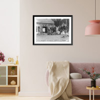 Historic Framed Print, [8-oar shell race between Harvard and Cambridge. Cambridge, Mass. 1906] - 3,  17-7/8" x 21-7/8"