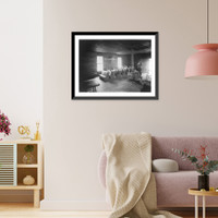 Historic Framed Print, Little Greenbrier School and Church House,  17-7/8" x 21-7/8"