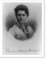 Historic Framed Print, Frances (Folsom) Cleveland, 1864-,  17-7/8" x 21-7/8"