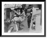 Historic Framed Print, U.S.S. SAN FRANCISCO. Stowing hammocks,  17-7/8" x 21-7/8"
