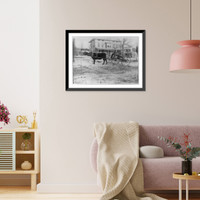 Historic Framed Print, An East Haddam, Conn. rural turnout,  17-7/8" x 21-7/8"