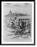 Historic Framed Print, The New York Senatorial Race,  17-7/8" x 21-7/8"
