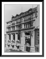 Historic Framed Print, New York Yacht Club: [Exterior facade],  17-7/8" x 21-7/8"