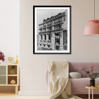 Historic Framed Print, New York Yacht Club: [Exterior facade],  17-7/8" x 21-7/8"