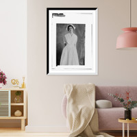 Historic Framed Print, Miss Dorcas Snodgrass,  17-7/8" x 21-7/8"