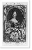 Historic Framed Print, Mary II, Queen of Great Britain, 1662-1694 - 2,  17-7/8" x 21-7/8"