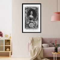 Historic Framed Print, Mary II, Queen of Great Britain, 1662-1694 - 2,  17-7/8" x 21-7/8"