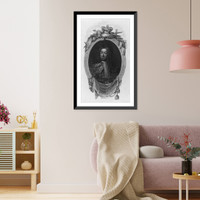 Historic Framed Print, George I, King of Great Britain, 1660-1727,  17-7/8" x 21-7/8"