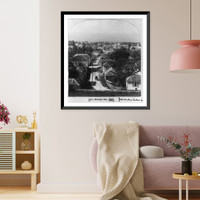 Historic Framed Print, Montejo Bay, Jamaica,  17-7/8" x 21-7/8"