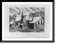 Historic Framed Print, Country barn,  17-7/8" x 21-7/8"