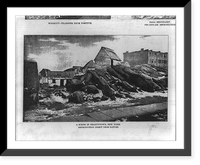 Historic Framed Print, Daily Graphic Nsp. March 4, 1880, page 38, bottom left A scene in Shantytown N.Y.",  17-7/8" x 21-7/8"