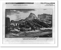 Historic Framed Print, Daily Graphic Nsp. March 4, 1880, page 38, bottom left A scene in Shantytown N.Y.",  17-7/8" x 21-7/8"