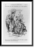Historic Framed Print, [4 illus. of Gulliver's Travels] - 3,  17-7/8" x 21-7/8"