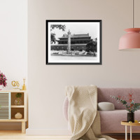 Historic Framed Print, [Peking, China]: The Gate of Pure Heaven, at entrance of Forbidden City,  17-7/8" x 21-7/8"