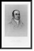 Historic Framed Print, Jacob Perkins, 1766-1849,  17-7/8" x 21-7/8"