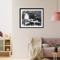 Historic Framed Print, [Views in Tennessee: Waterfalls] - 2,  17-7/8" x 21-7/8"