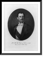 Historic Framed Print, Franz, Herzog von Teck, 1837-1900,  17-7/8" x 21-7/8"