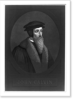 Historic Framed Print, John Calvin,  17-7/8" x 21-7/8"
