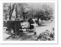 Historic Framed Print, Type of sterilizer used by American Red Cross. Base Hospital No. 36. Viettel, June 22, 1918, France,  17-7/8" x 21-7/8"