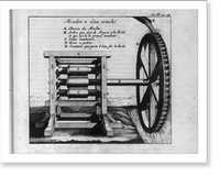 Historic Framed Print, Moulin a eau couche,  17-7/8" x 21-7/8"