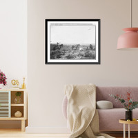 Historic Framed Print, XIT Ranch, Texas. 1903. On day herd with the XIT outfit in Texas,  17-7/8" x 21-7/8"