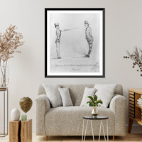 Historic Framed Print, Position of a soldier: annihilation of the bowels - 2,  17-7/8" x 21-7/8"