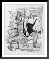 Historic Framed Print, [Morning. 1946. Published by Curt Valentin],  17-7/8" x 21-7/8"