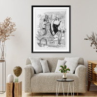 Historic Framed Print, [Morning. 1946. Published by Curt Valentin],  17-7/8" x 21-7/8"