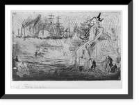 Historic Framed Print, Privateer,  17-7/8" x 21-7/8"