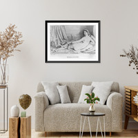 Historic Framed Print, Odalisque,  17-7/8" x 21-7/8"