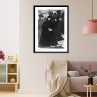 Historic Framed Print, [At the Prado] - 2,  17-7/8" x 21-7/8"