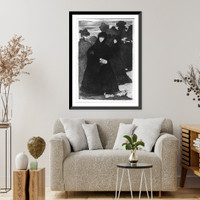 Historic Framed Print, [At the Prado] - 2,  17-7/8" x 21-7/8"