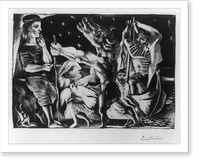 Historic Framed Print, [Blind monotaur, no. 3],  17-7/8" x 21-7/8"