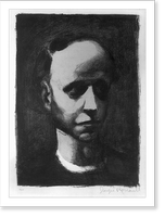 Historic Framed Print, [Self-portrait].Georges Rouault.,  17-7/8" x 21-7/8"
