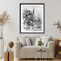 Historic Framed Print, Ready for the fray - the saloons must go!,  17-7/8" x 21-7/8"