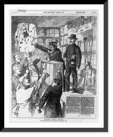 Historic Framed Print, Senator Vest's dream. The Republican senators bidding for the soldiers' vote,  17-7/8" x 21-7/8"