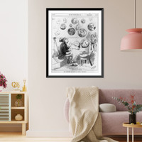 Historic Framed Print, The harmless amusement of second childhood,  17-7/8" x 21-7/8"