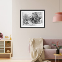 Store at the Mexican Village of Conejos, Antique Print