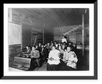 Historic Framed Print, And they bring the babies to school,  17-7/8" x 21-7/8"