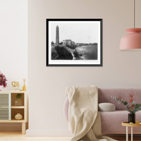 Historic Framed Print, Cleopatra's Needle,  17-7/8" x 21-7/8"