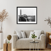 Historic Framed Print, Cleopatra's Needle,  17-7/8" x 21-7/8"